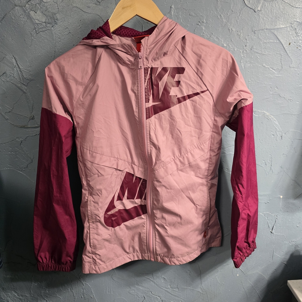 Girls Nike Sportswear Windrunner Hooded Jacket Purple 830506 565 Size XL